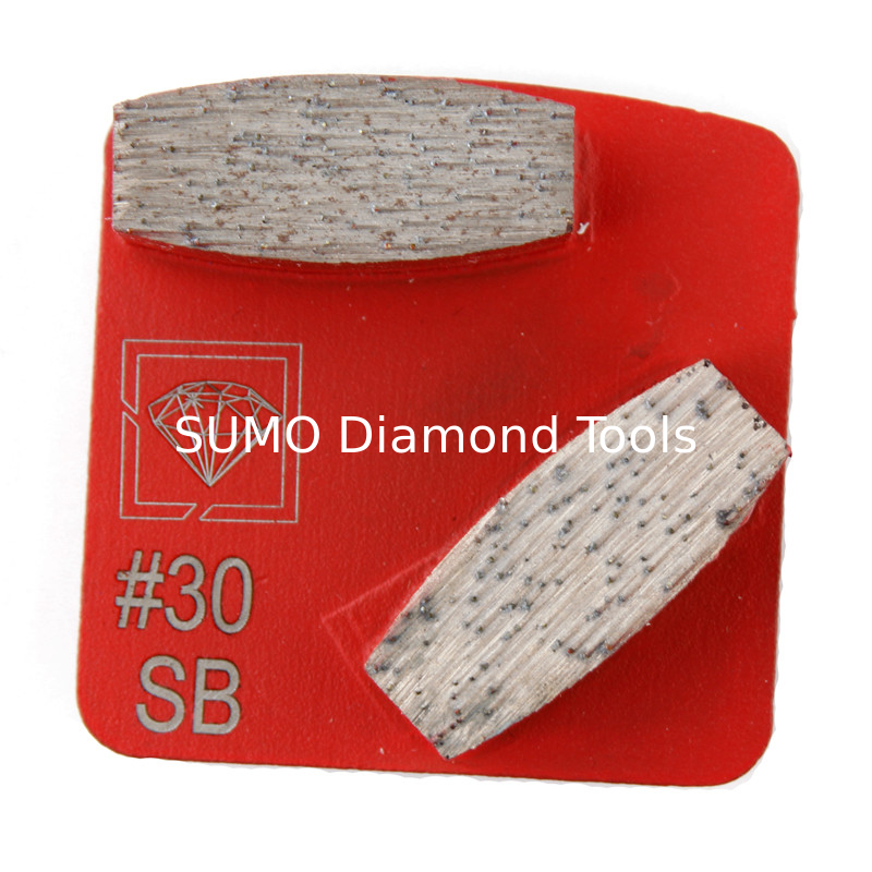 double oval diamond segments grinding tool for redi lock grinder