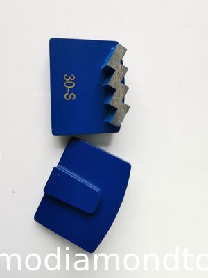 Aggressive ZIGZAG Segments  Redi Lock Diamond Grinding Shoes for Husqvarna