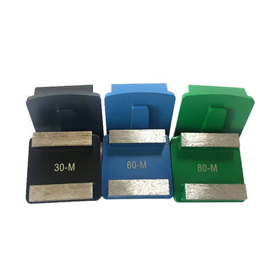 Double Bar Segments  Redi Lock Diamond Grinding Shoes for Husqvarna