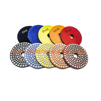 4 Inch Diamond Polishing Pads One Piece Sintering Concrete Polishing Pads