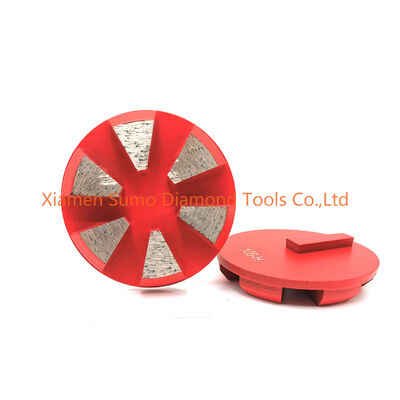 6 Segments  Concrete Grinding Tools Scanmaskin Grinder Diamond Grinding Disk